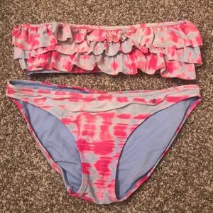 American eagle tie die swim suite